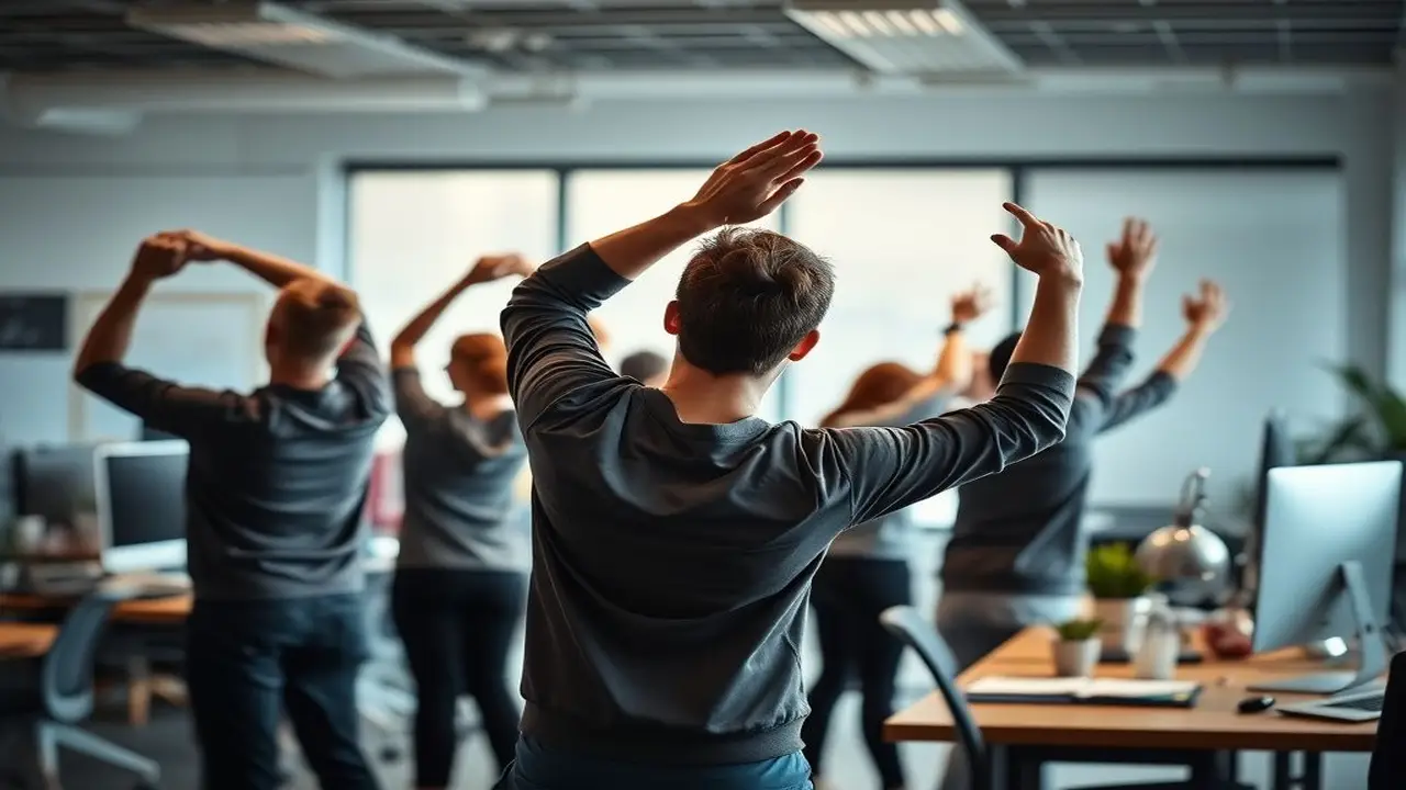 Oficina: pausa activa, productividad y salud