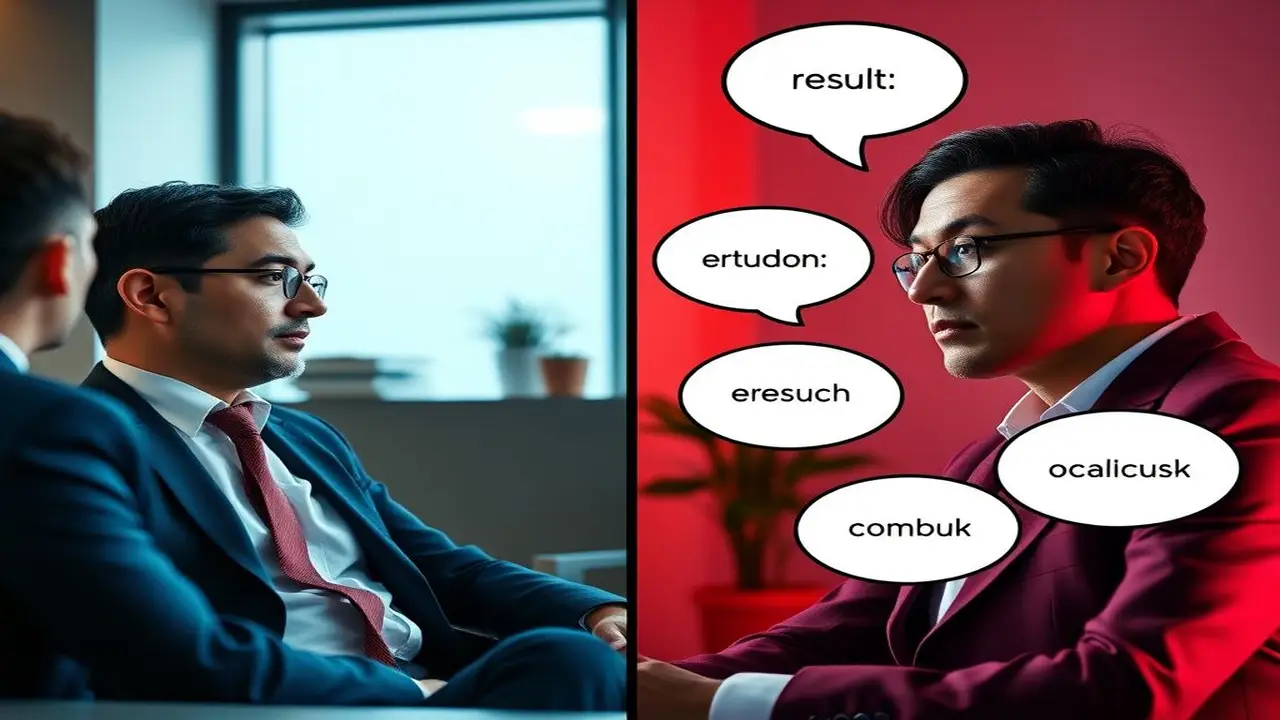 Entrevista: acción, resultado, detalle, vibrante 4K