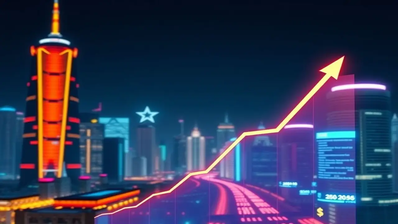Diseño UX: Ciudad futurista, ingresos vibrantes